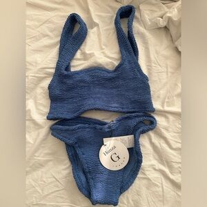 Hunza G NWT bikini blue